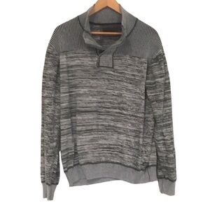 Private member men’s pull over sweater gray marled size XL